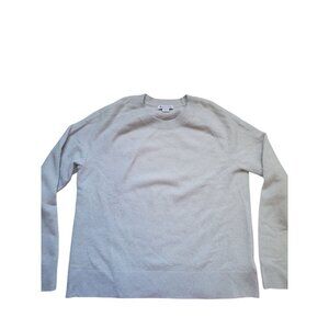 Athleta Baby Blue Merino Wool Long Sleeve Pullover Sweater Size M Soft Comfy